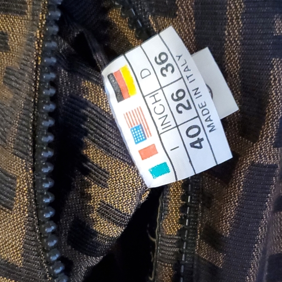 Womans Fendi Monogram Zucca Reversible Jacket - Picture 5 of 6